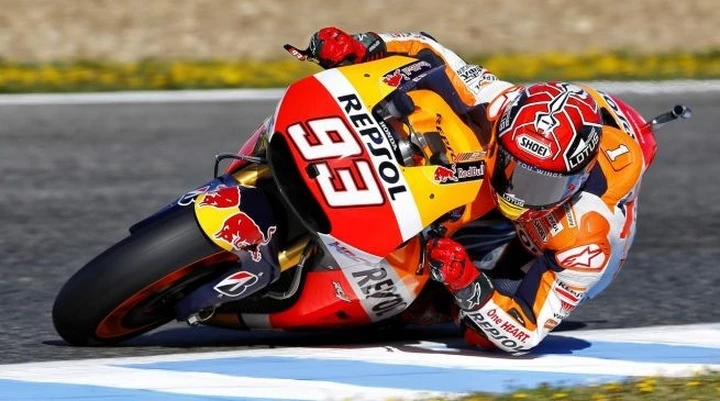Marquez: forcellone nuovo nel test di Jerez
