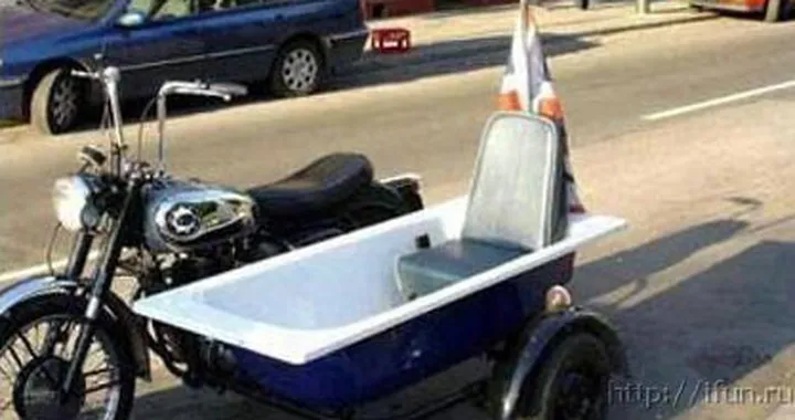 Sidecar fatto in casa