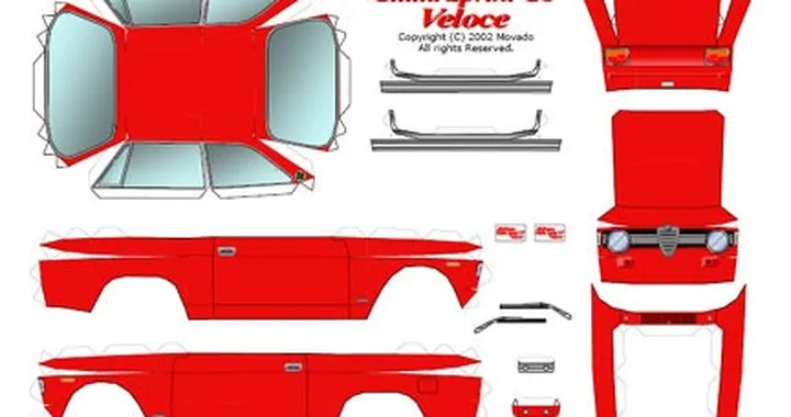 Modellismo: Le auto di carta