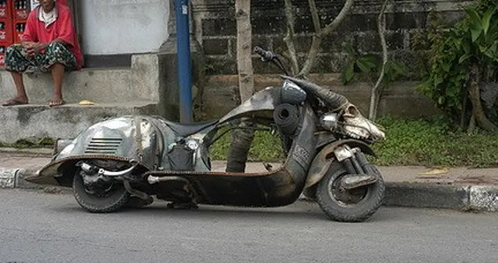 Foto del giorno: la vespa della morte!