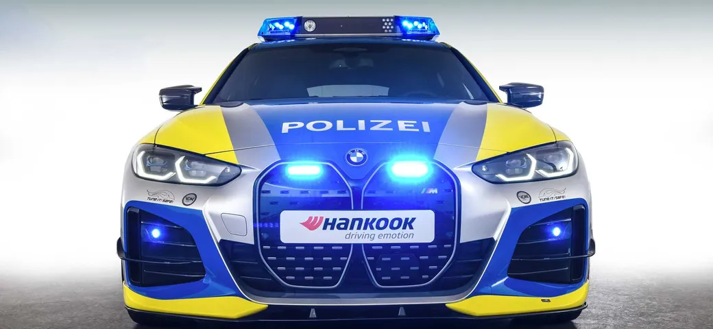 BMW i4 AC Schnitzer per la polizia tedesca