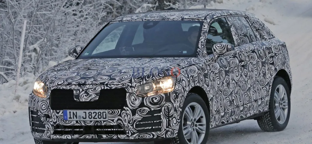 Audi Q2: foto spia sulla neve