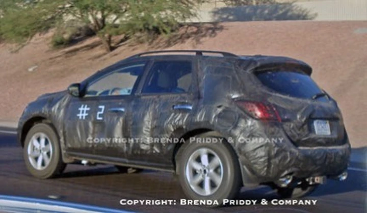 Foto spia della Nissan Murano 2009