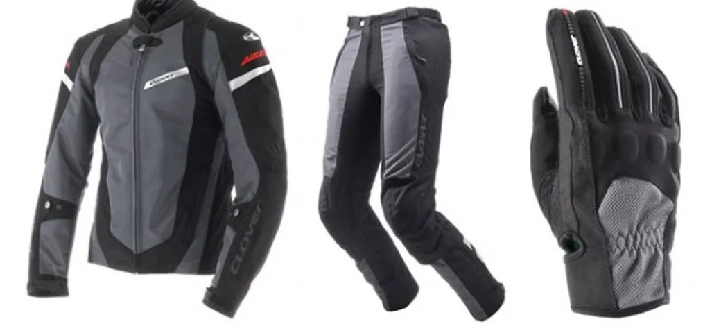Clover: giacca, pantaloni e guanti per l'estate
