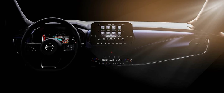 Nissan Qashqai 2021: prime immagini degli interni