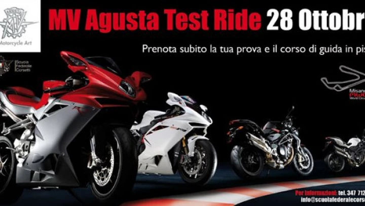 Test Ride MV Agusta a Misano il 28 ottobre 2011