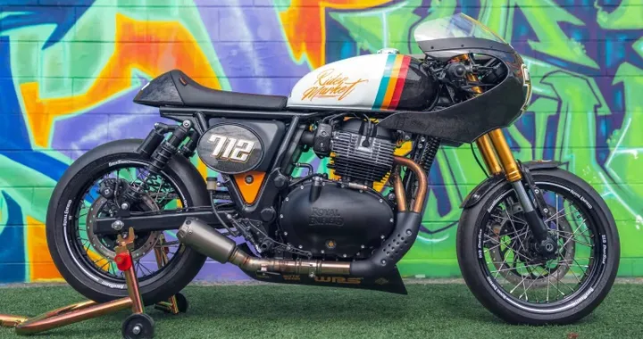 Royal Enfield Continental GT 650, la special rétro che conquista il Build-Off