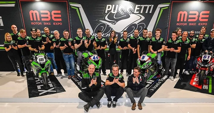 Il team Kawasaki Puccetti si svela al Motor Bike Expo di Verona