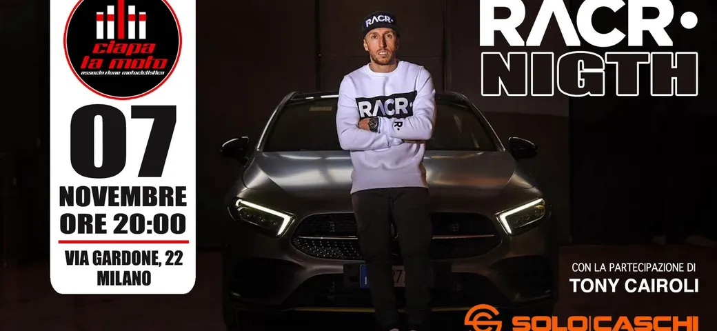 Fuorisalone: RACR NIGHT con Tony Cairoli