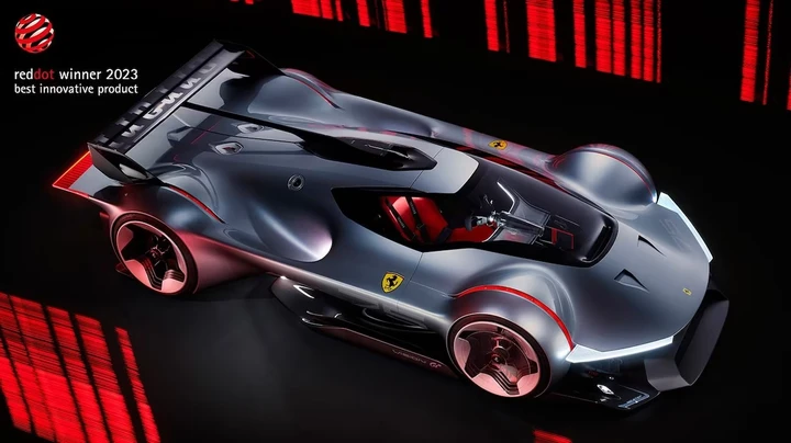 Ferrari Purosangue e Vision Gran Turismo Red Dot Award 2023