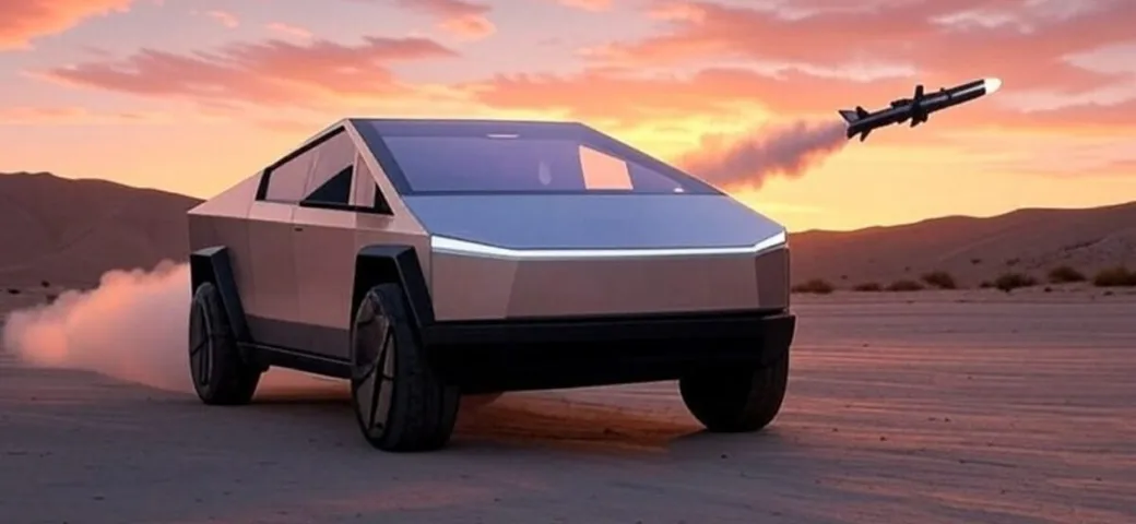 Brutta fine per i Tesla Cybertruck: ora sono bersaglio per i test missilistici