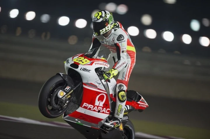 Andrea Iannone 2° tempo a Losail: 