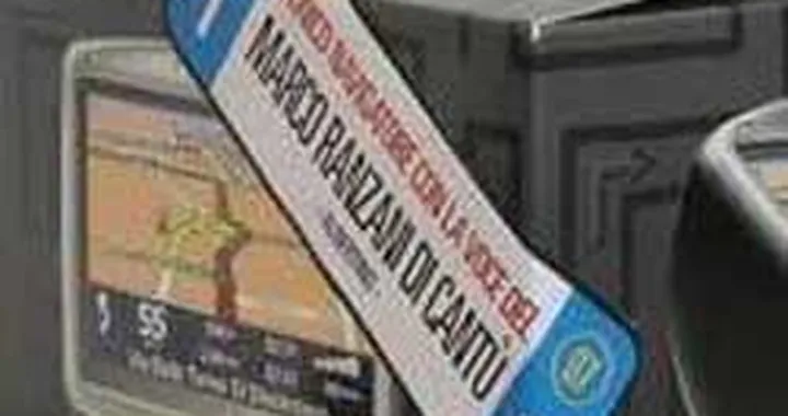 Il navigatore con la voce del Ranzani