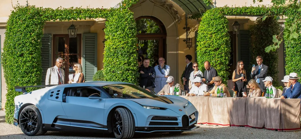 Una Bugatti Centodieci vince il concorso Villa La Massa Excellence 2024