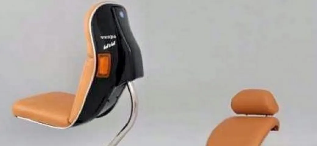 Bel e Bel arreda l'ufficio riciclando vecchie Vespa