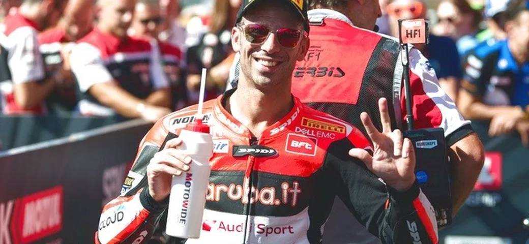 Melandri 3° a Portimao: 