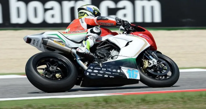 Supersport Misano 2014: Jules Cluzel (MV Agusta) 1° nelle libere FP2