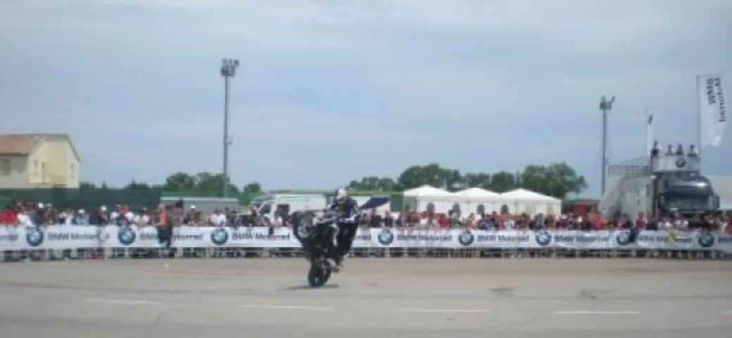 Chris Pfeiffer nel paddock di Misano Adriatico