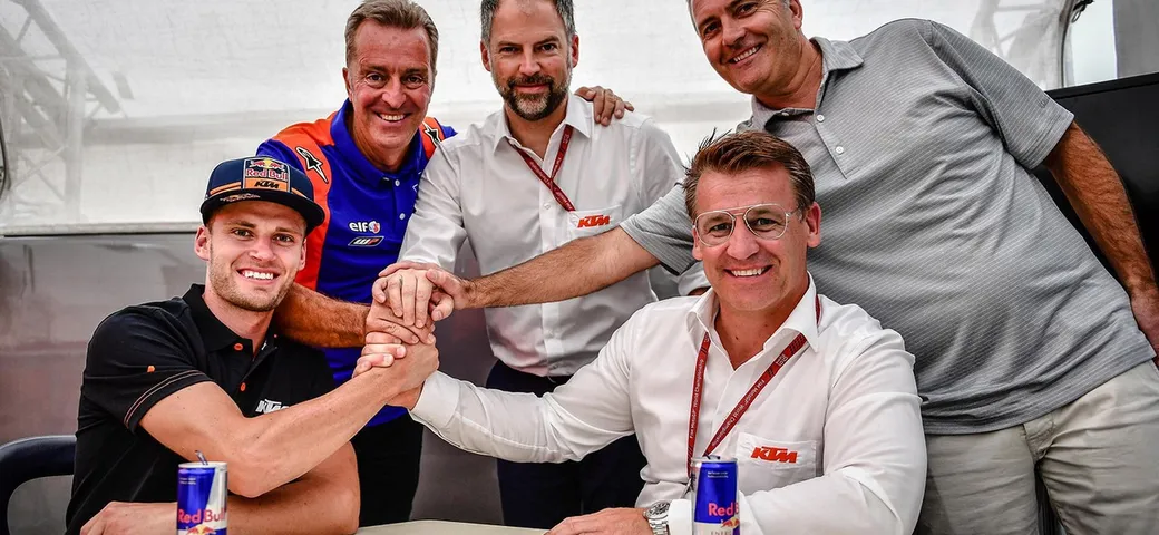 Brad Binder in MotoGP nel 2020 con KTM Tech3
