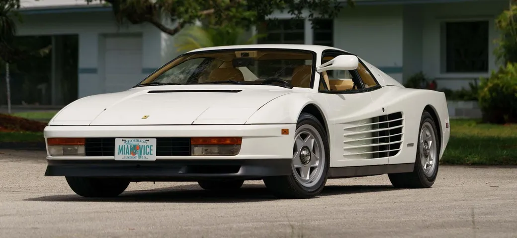 All'asta la Ferrari Testarossa di Miami Vice