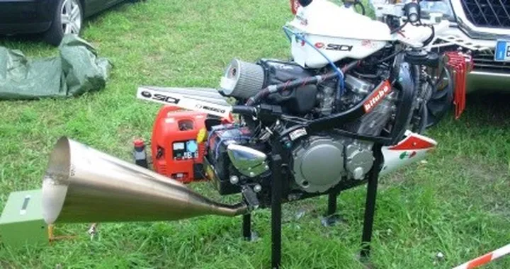 Trombone al Motoraduno dello Stelvio 2008