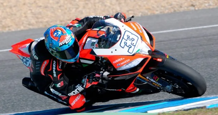 Aprilia, Melandri: "contento dei test"