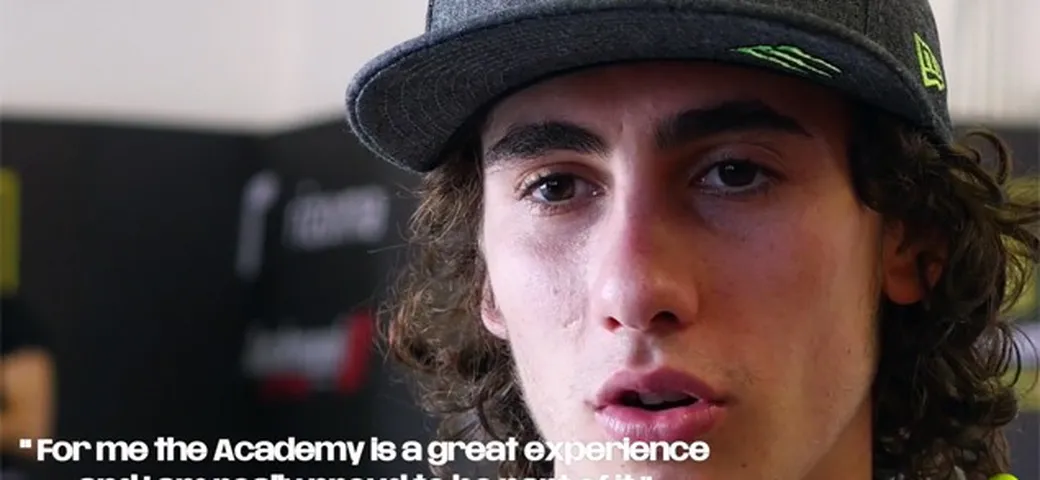 VR46 Riders Academy: Antonelli si allena a Misano [Video]