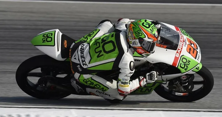 Moto3: Antonelli primo nelle libere di Sepang