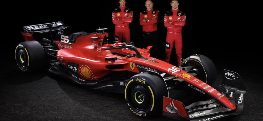 F1: presentata la nuova Ferrari SF-23