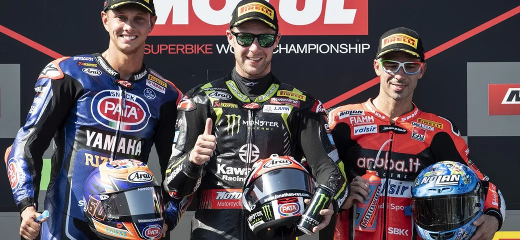 SBK Portimao: Rea inesorabile in Gara-2, Van der Mark e Melandri a podio