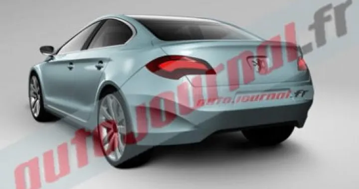 Peugeot 408: prima ricostruzione grafica