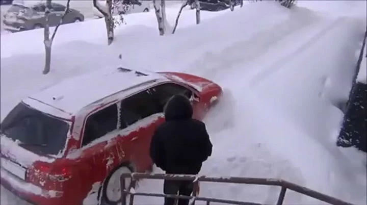 Audi A4 quattro spazzaneve