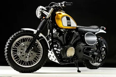 Special Yamaha Star Bolt scrambler