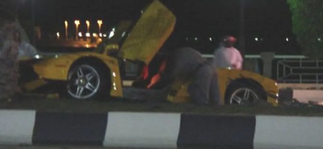 Ferrari Enzo: l'ennesimo incidente