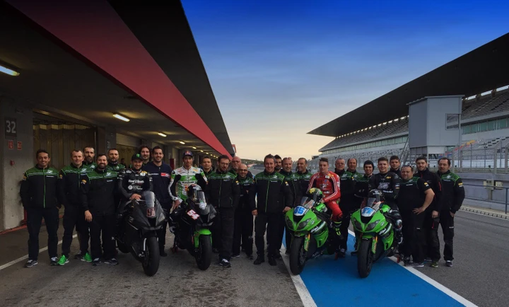 Team Kawasaki Puccetti, presentazione a Reggio Emilia