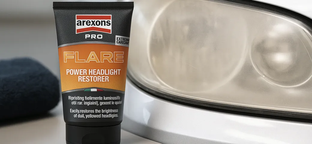 Fari come nuovi con Arexons Car Care Pro FLARE in offerta