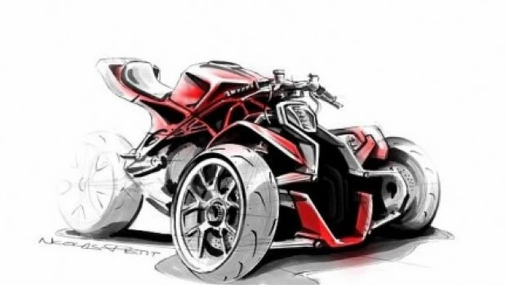 Trike Desmosedici Concept by Nicolas Petit