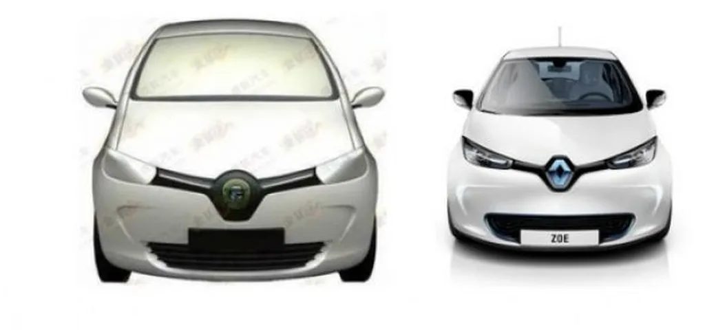 Renault Zoe: già copiata da un'auto cinese!