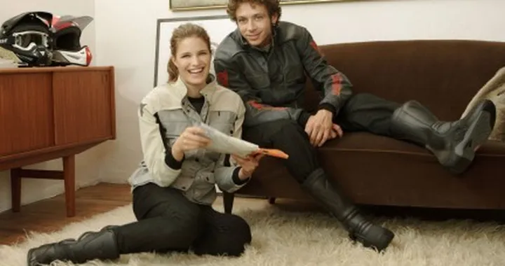 Valentino Rossi e Alessia Piovan per Dainese 2008
