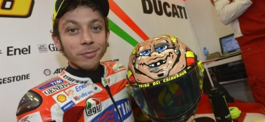 Valentino Rossi: le foto del casco di Misano