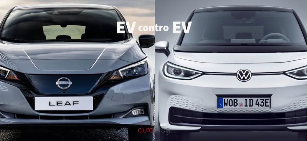 EV contro EV: Nissan Leaf vs Volkswagen ID.3