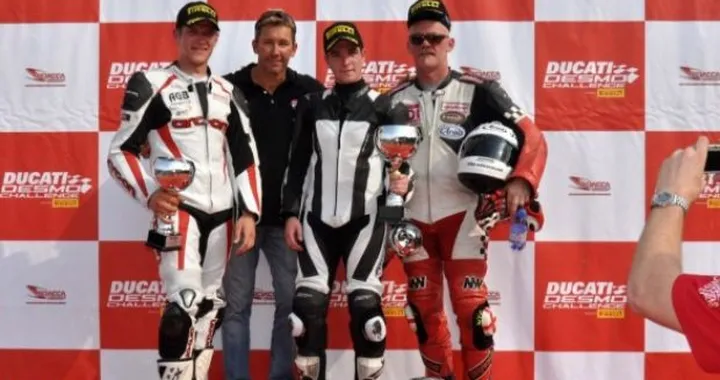 Troy Bayliss al Ducati Desmo Challenge di Monza
