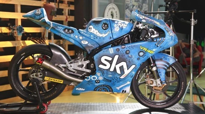 Moto3 Misano: livrea 'artistica' per lo Sky Team VR46