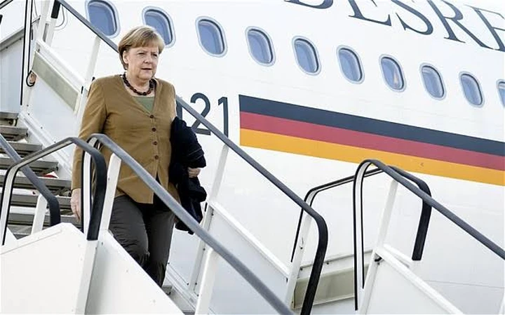 L’ex Airbus di Angela Merkel è in vendita: a bordo suite, doccia e sala conferenze