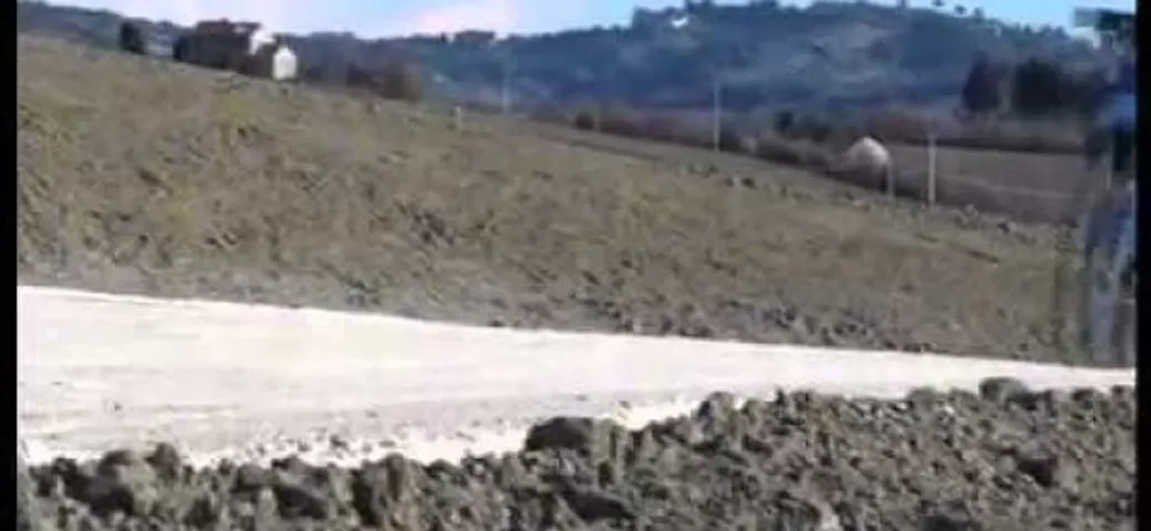 Valentino Rossi di traverso al Ranch La Biscia