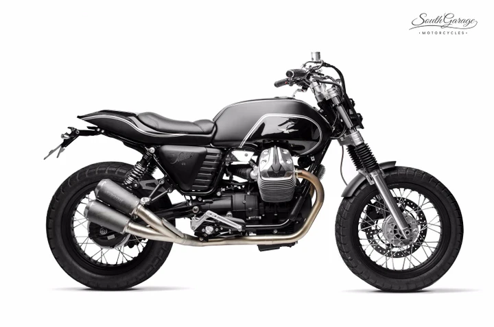 Savile: la Moto Guzzi V7 by South Garage Moto Co.