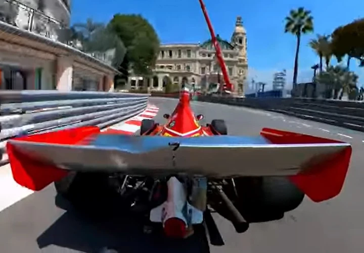 Sulla Ferrari 312 B3 di Alesi al Monaco Historic GP 2021 [Video]