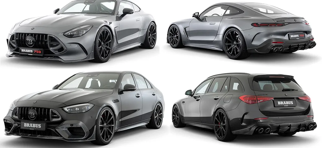 Brabus potenzia le Mercedes-AMG: 750 CV e design esclusivo