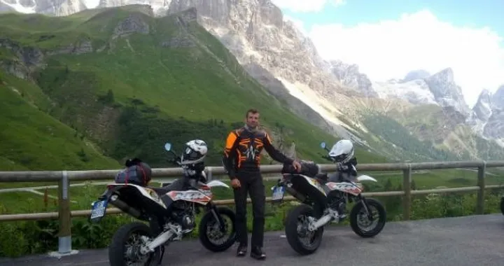 Foto del giorno: Valli del Trentino in KTM 690 SMC