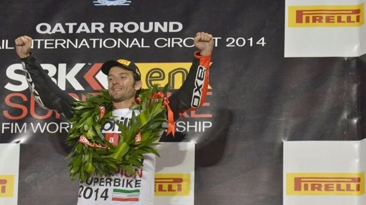 Aprilia Campione del Mondo SBK 2014 piloti e costruttori, Colaninno: 